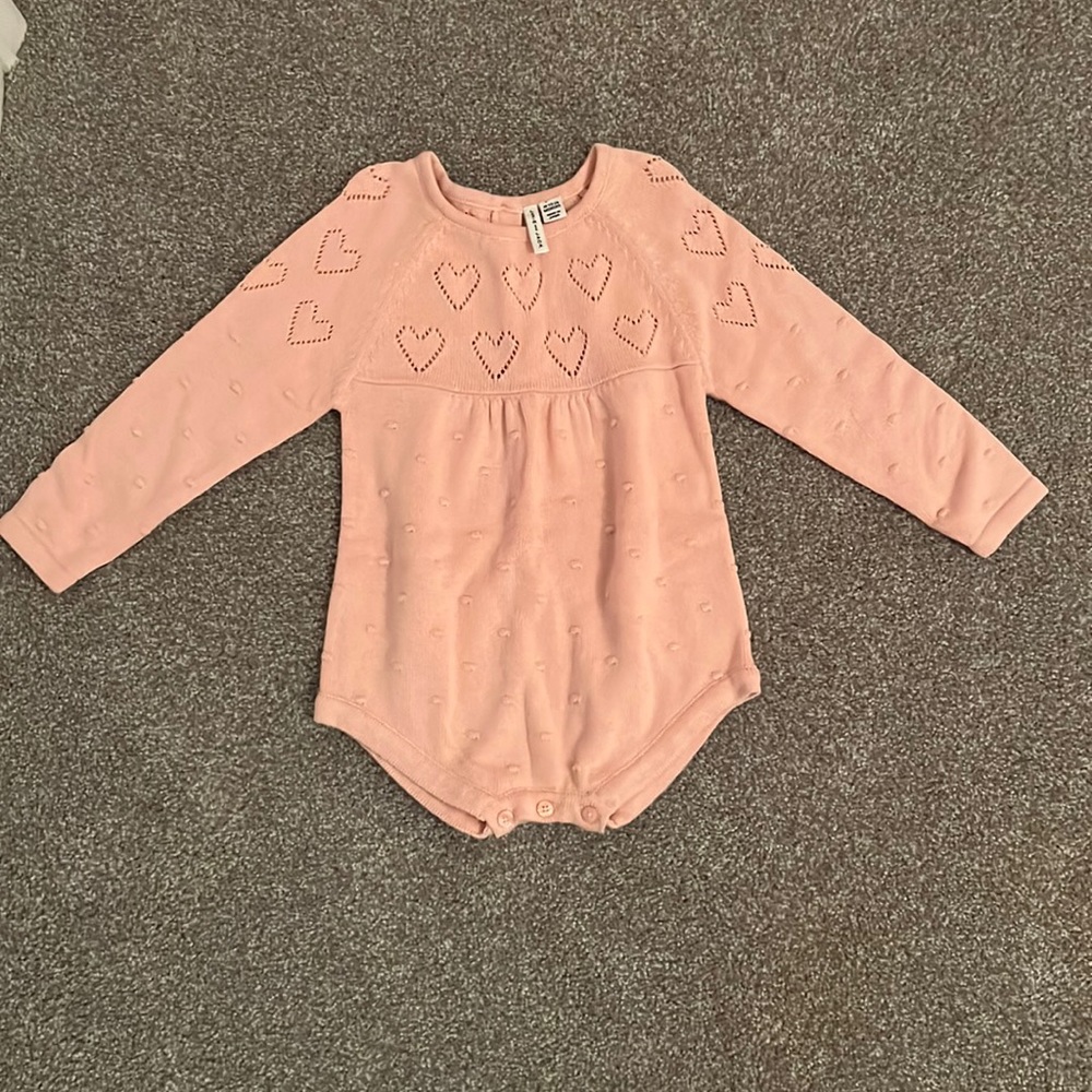 Never been worn. Janie and Jack. 18-24 month pink sweater.